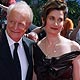 Cast members Sabine Azema, Andre Dussolier and Emmanuelle Devoarrive for the screening of the film `Les herbes folles` by Director Alain Resnais at the 62nd Cannes Film 